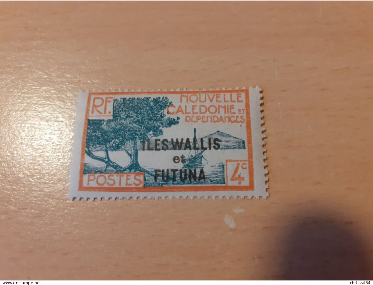 TIMBRE  WALLIS-ET-FUTUNA     N  45    COTE  0,75  EUROS   NEUF  SANS   CHARNIERE - Unused Stamps