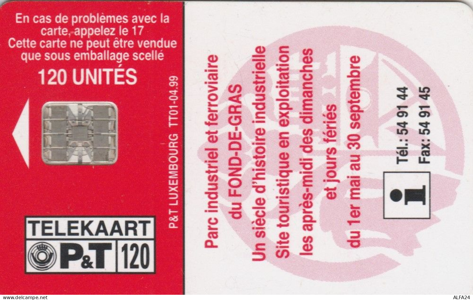 PHONE CARD LUSSEMBURGO (E72.37.5 - Luxemburgo