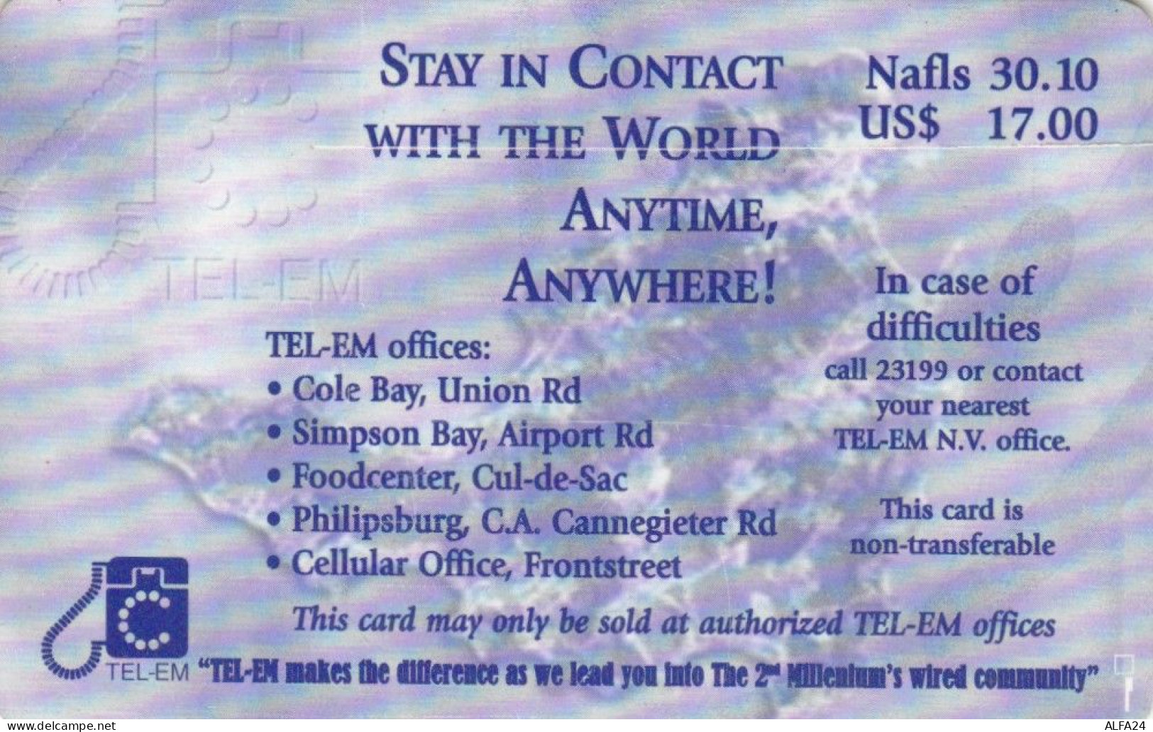 PHONE CARD ST MARTEEN (E72.35.8 - Antilles (Netherlands)