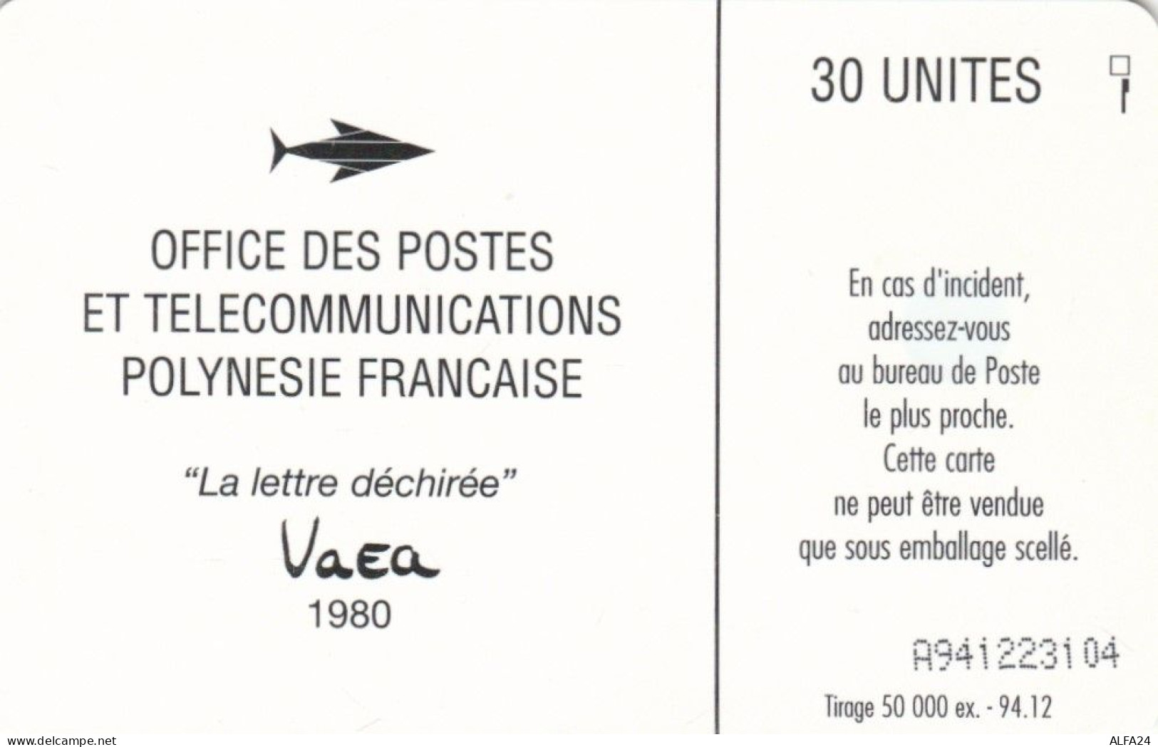 PHONE CARD POLINESIA FRANCESE (E72.33.4 - Frans-Polynesië