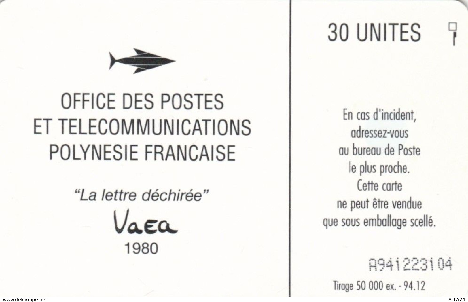 PHONE CARD POLINESIA FRANCESE (E72.33.4 - Polynésie Française