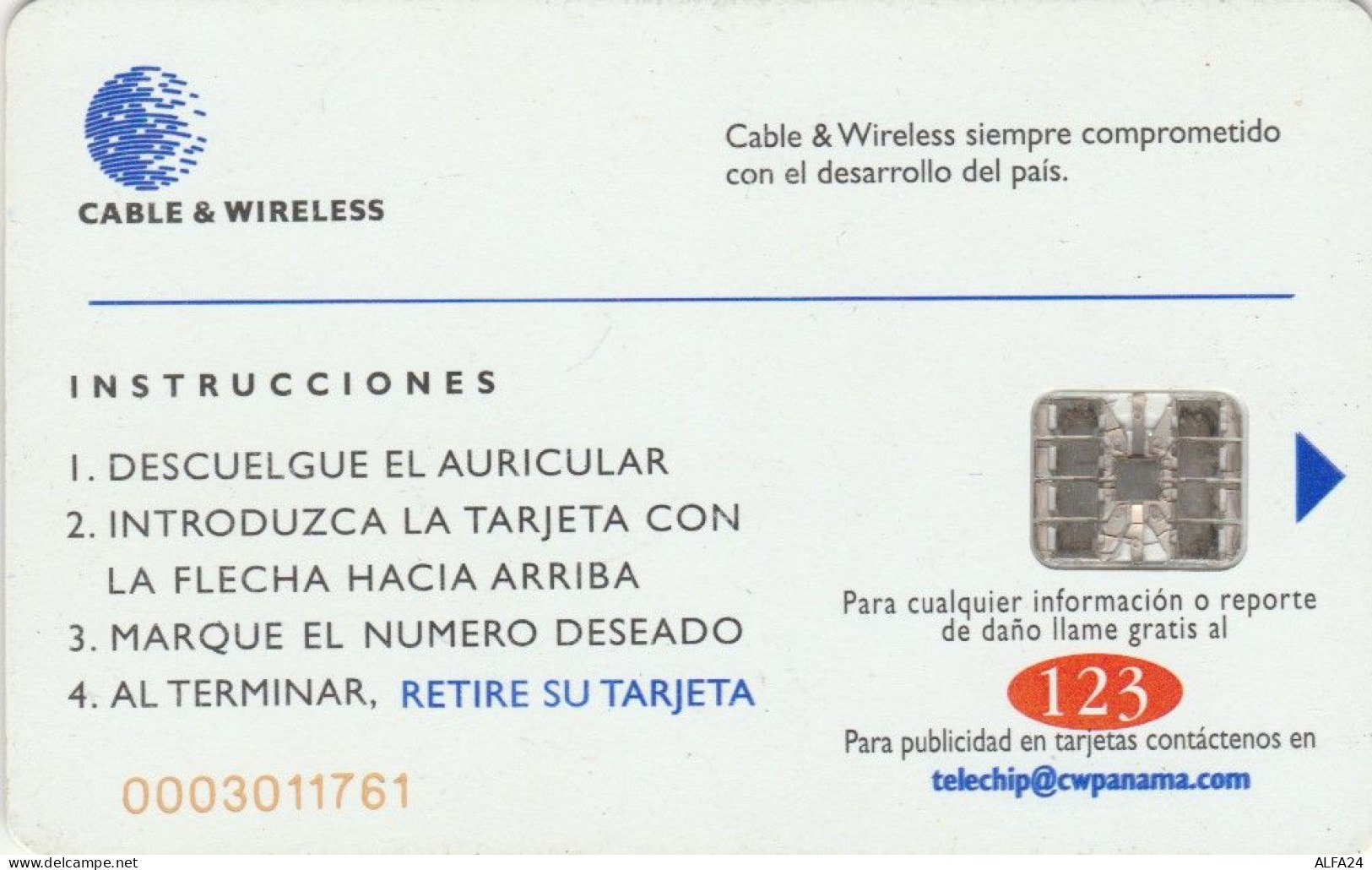 PHONE CARD PANAMA (E72.31.2 - Panama