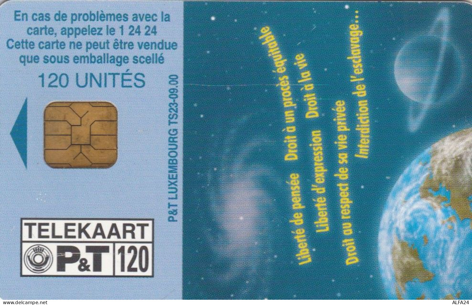 PHONE CARD LUSSEMBURGO (E72.21.1 - Luxemburg