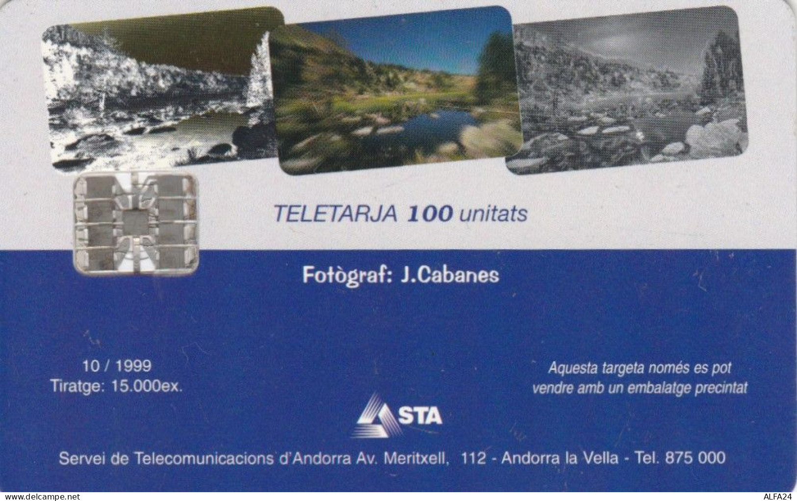 PHONE CARD ANDORRA (E72.13.2 - Andorre