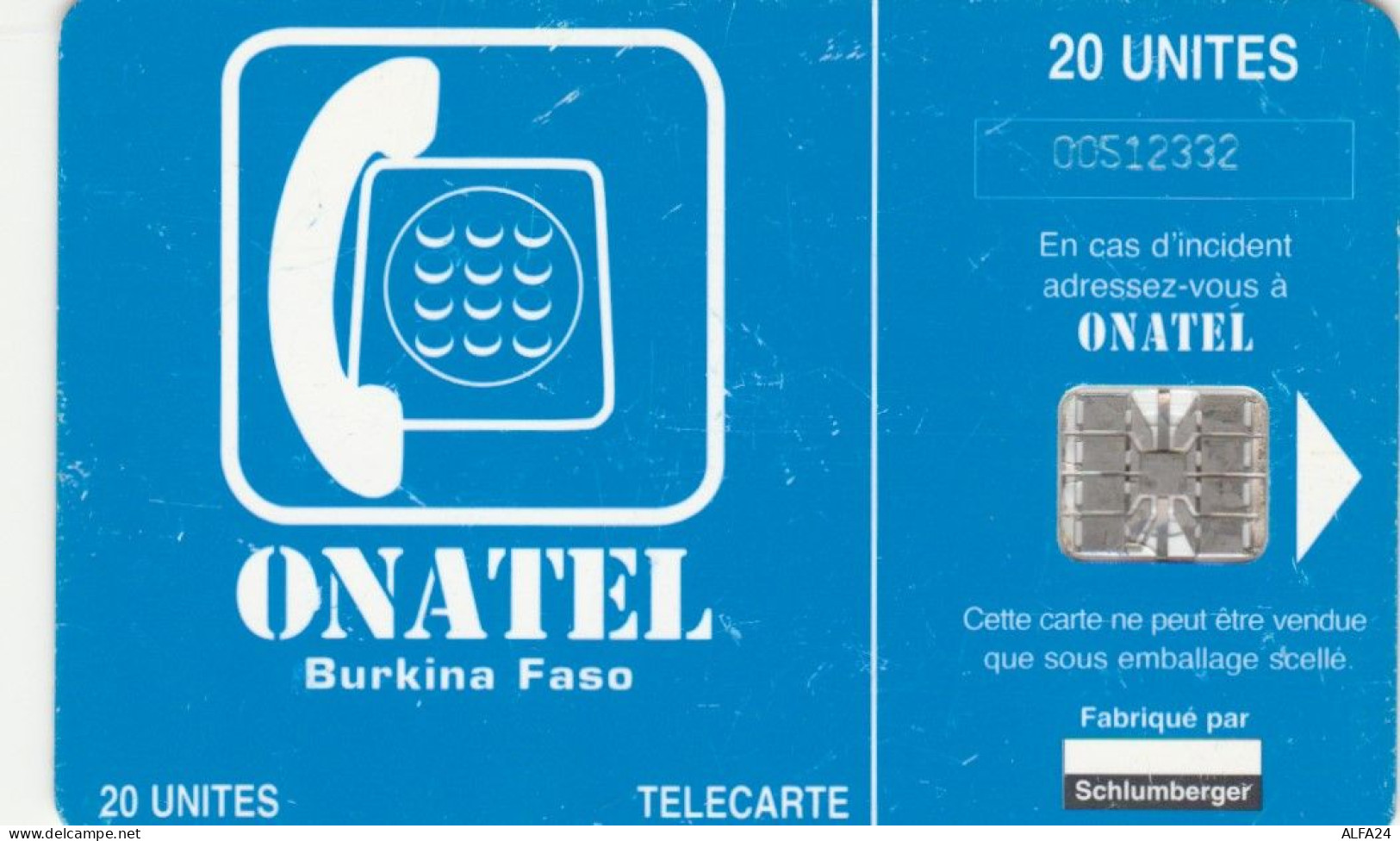 PHONE CARD BURKINA FASO (E72.9.4 - Burkina Faso