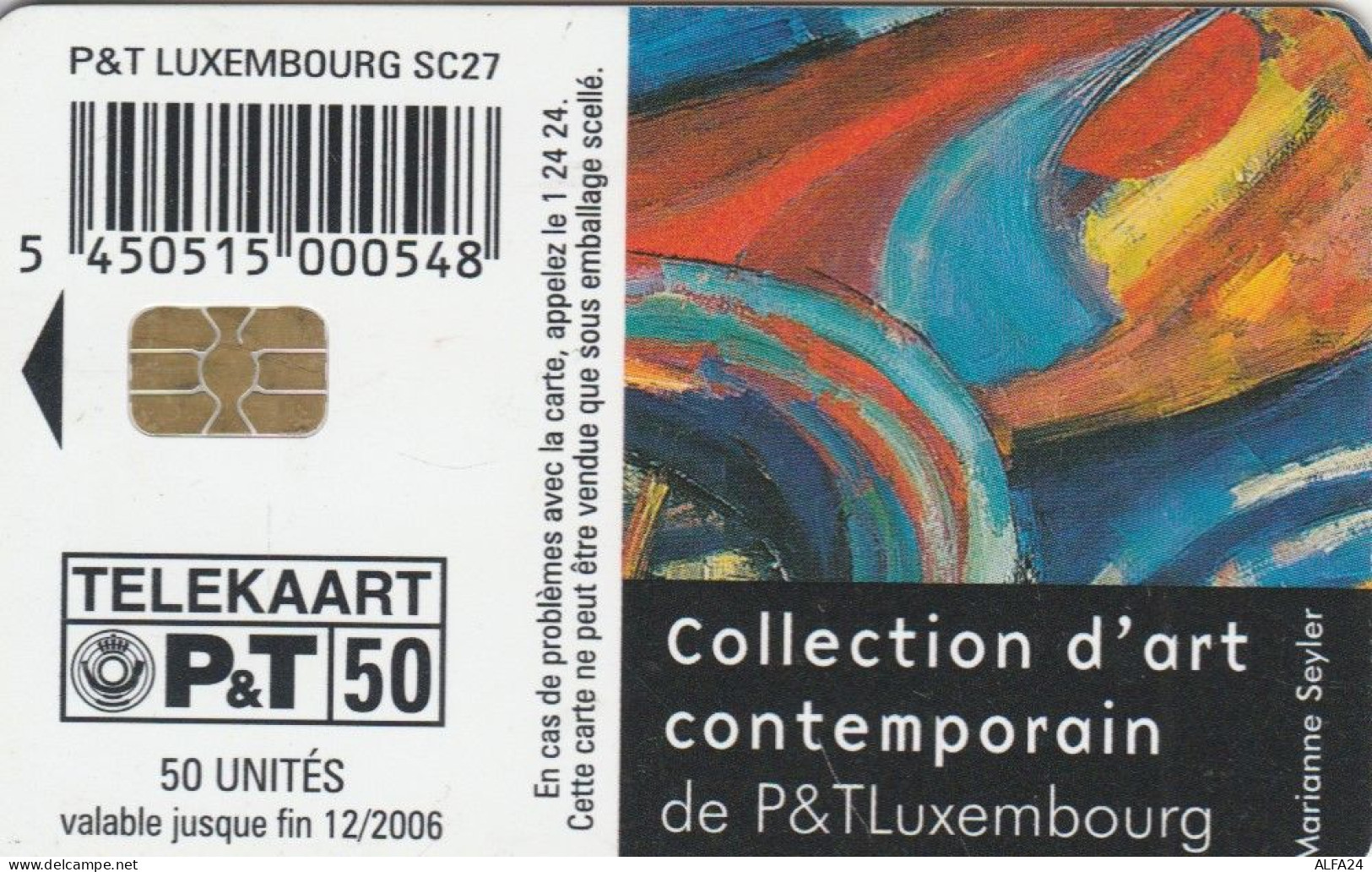 PHONE CARD LUSSEMBURGO (E72.4.7 - Luxemburgo