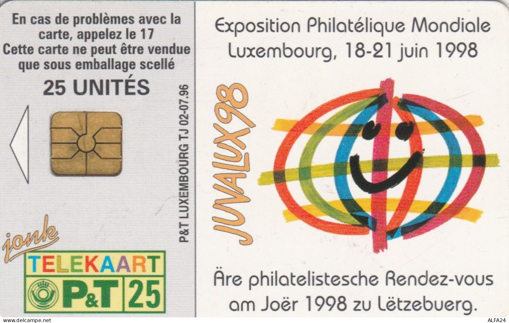 PHONE CARD LUSSEMBURGO (E72.1.3 - Lussemburgo
