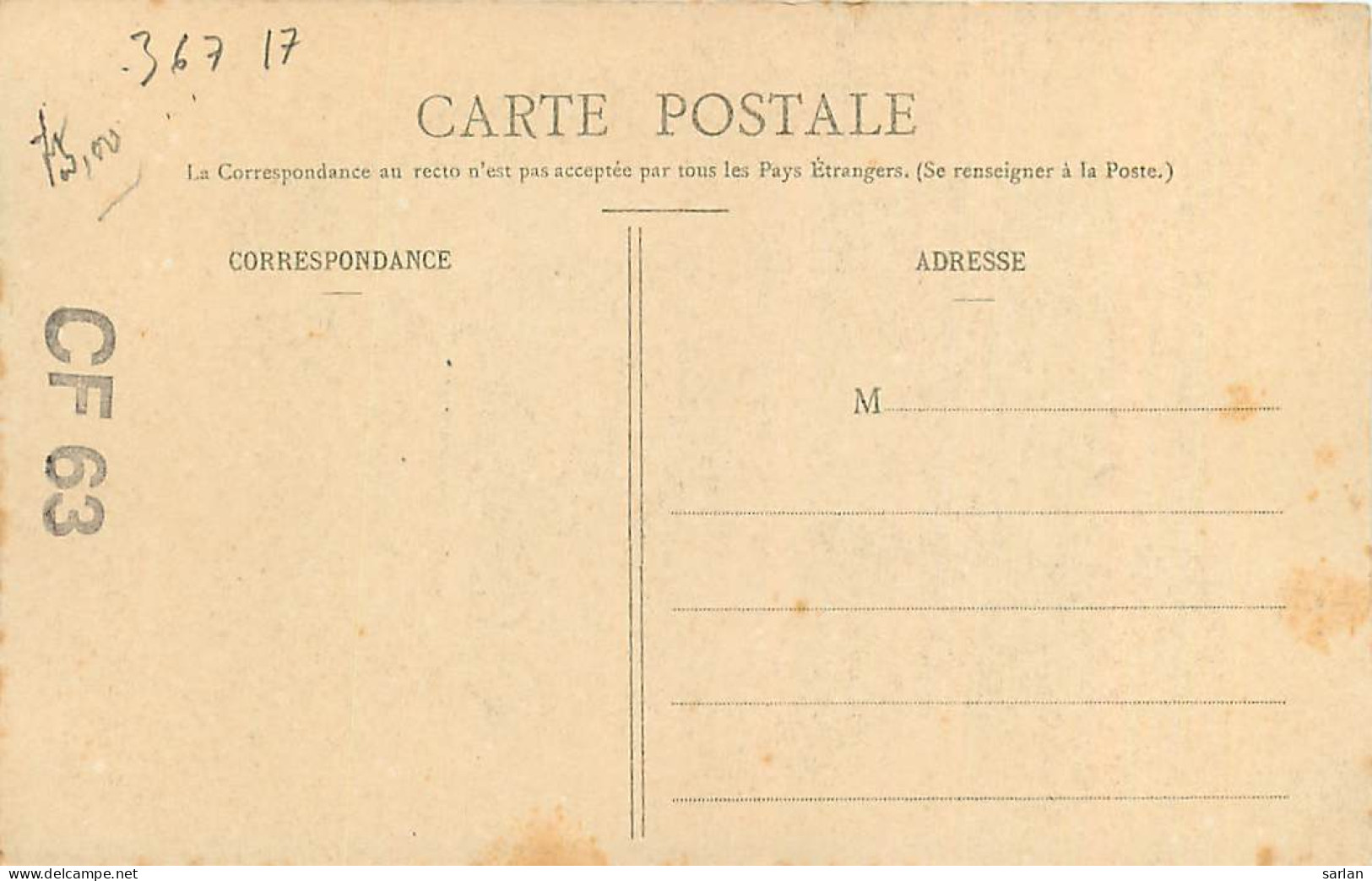 43 , SAUGUES , Cours National , Etablissement ESPEISSE  , Bazar, * CF 367 17 - Saugues