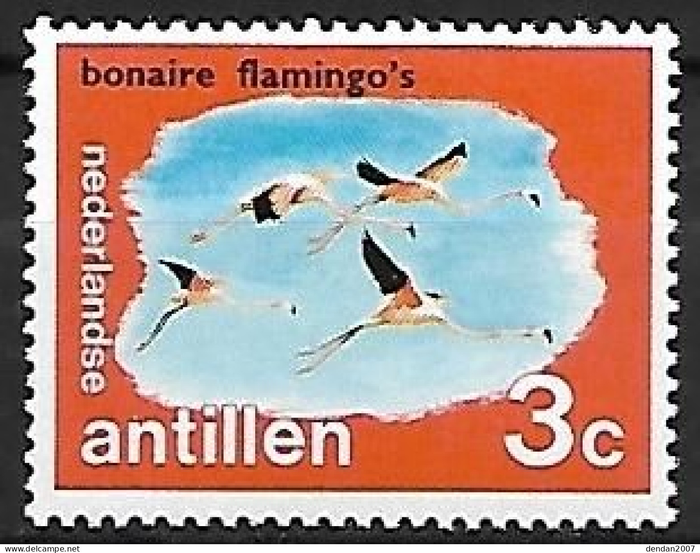 Nethelands Antilles - MNH ** 1972 : American Flamingo  -  Phoenicopterus Ruber - Fenicotteri