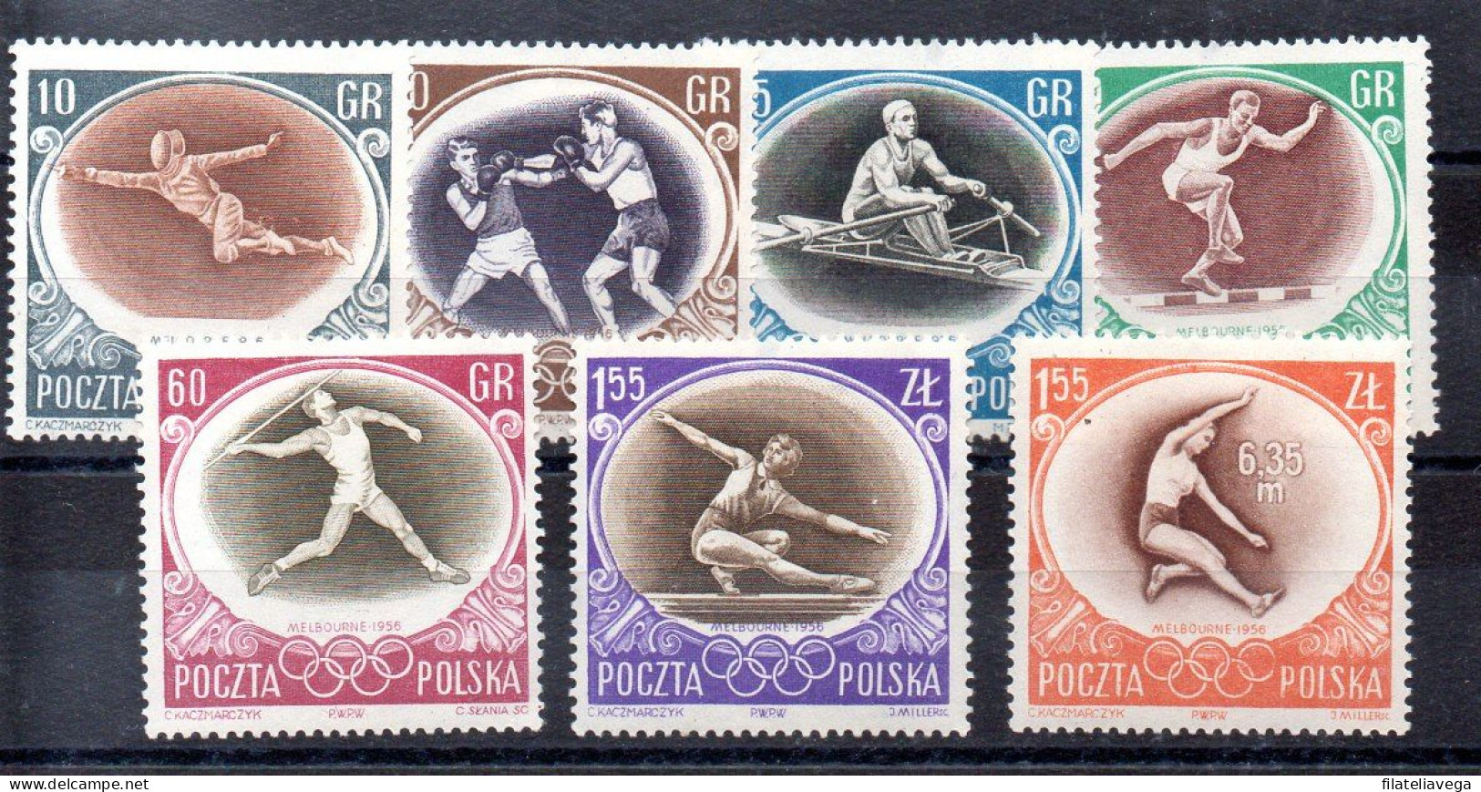 Polonia Serie Nº Yvert 871/77 ** DEPORTES (SPORTS) - Neufs