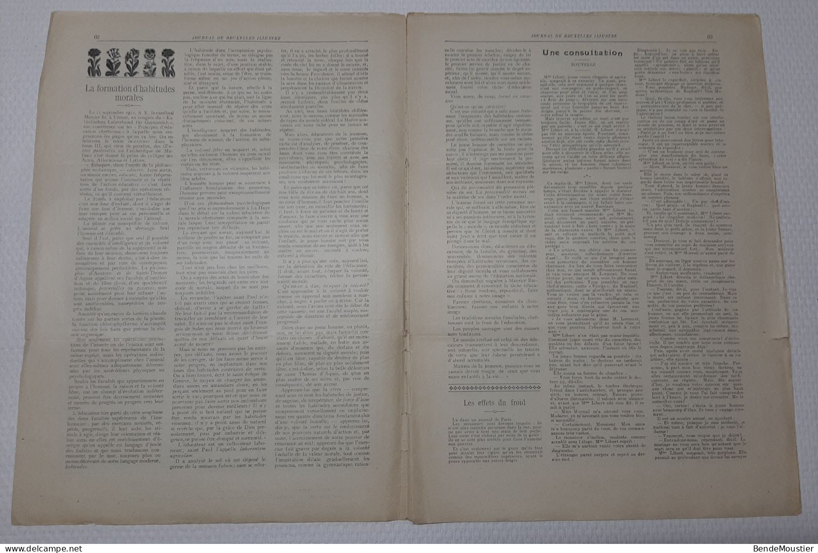 Journal De Bruxelles Illustré - Paul Déroulède - Cyclisme " Les Six Day Bruxelloise " 8 Février 1914. - Informations Générales