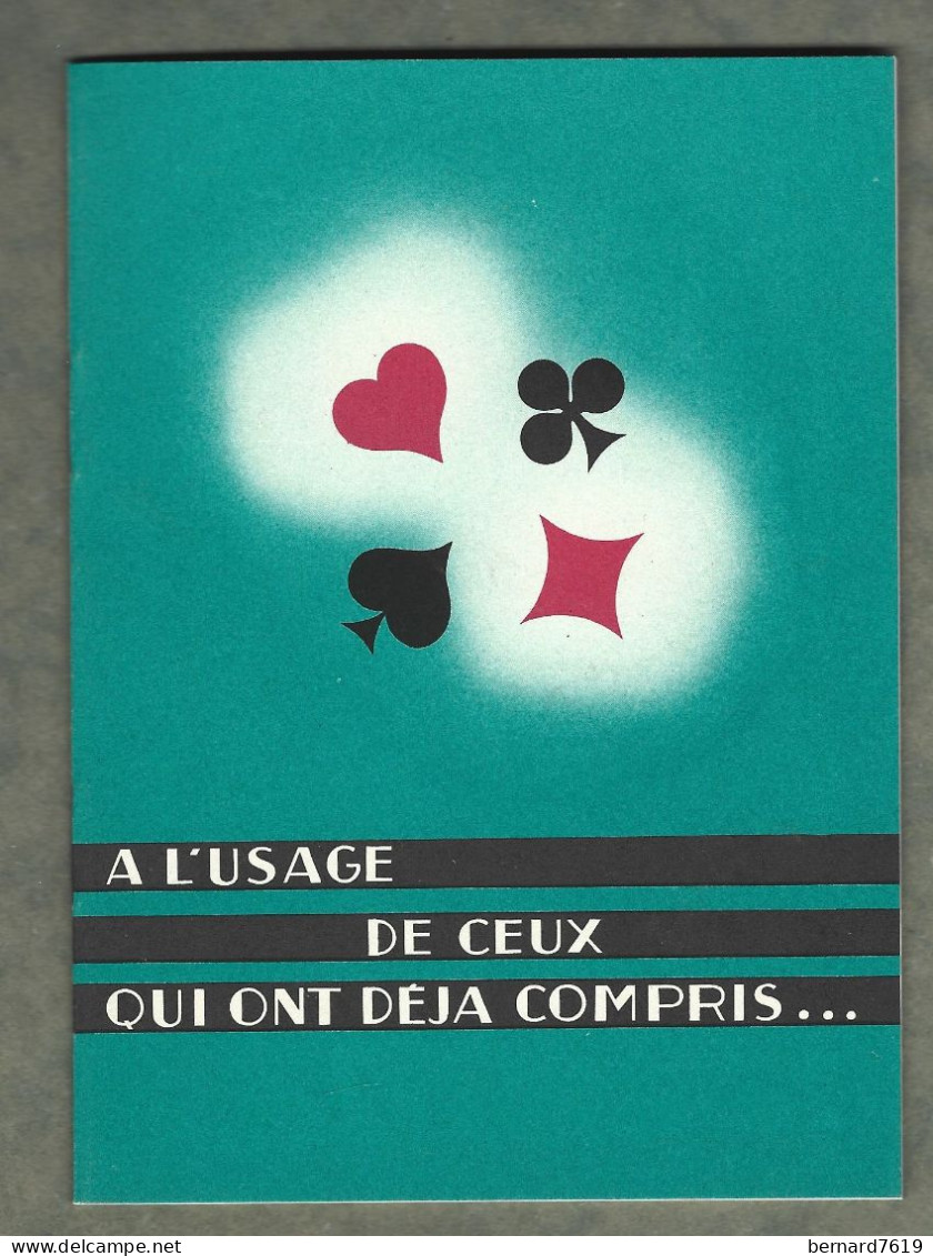Livret  Cigarettes  - Tabac - A L'usage  De Ceux  Qui Ont  Deja Compris - Regie Francaise Des Tabacs - Vers1935 - Autres & Non Classés