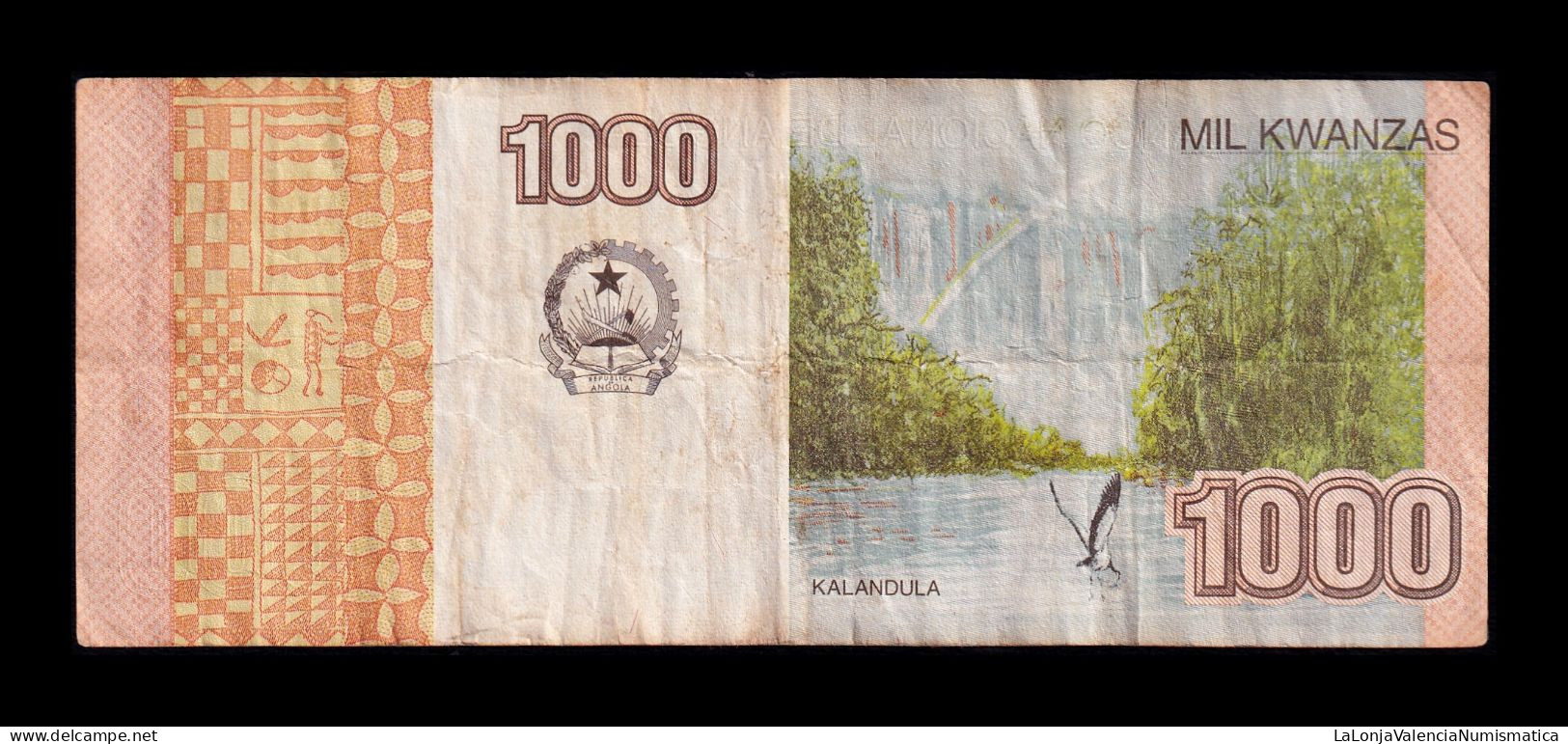 Angola 1000 Kwanzas 2012 Pick 156b Bc/Mbc F/Vf - Angola