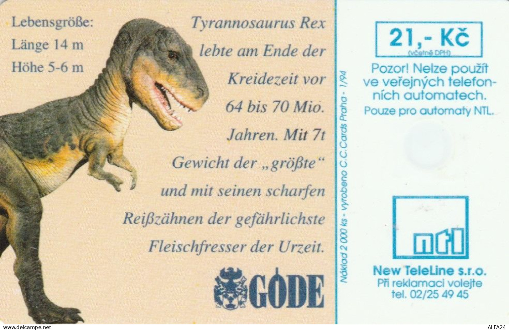 PHONE CARD REPUBBLICA CECA (E73.21.8 - Czech Republic