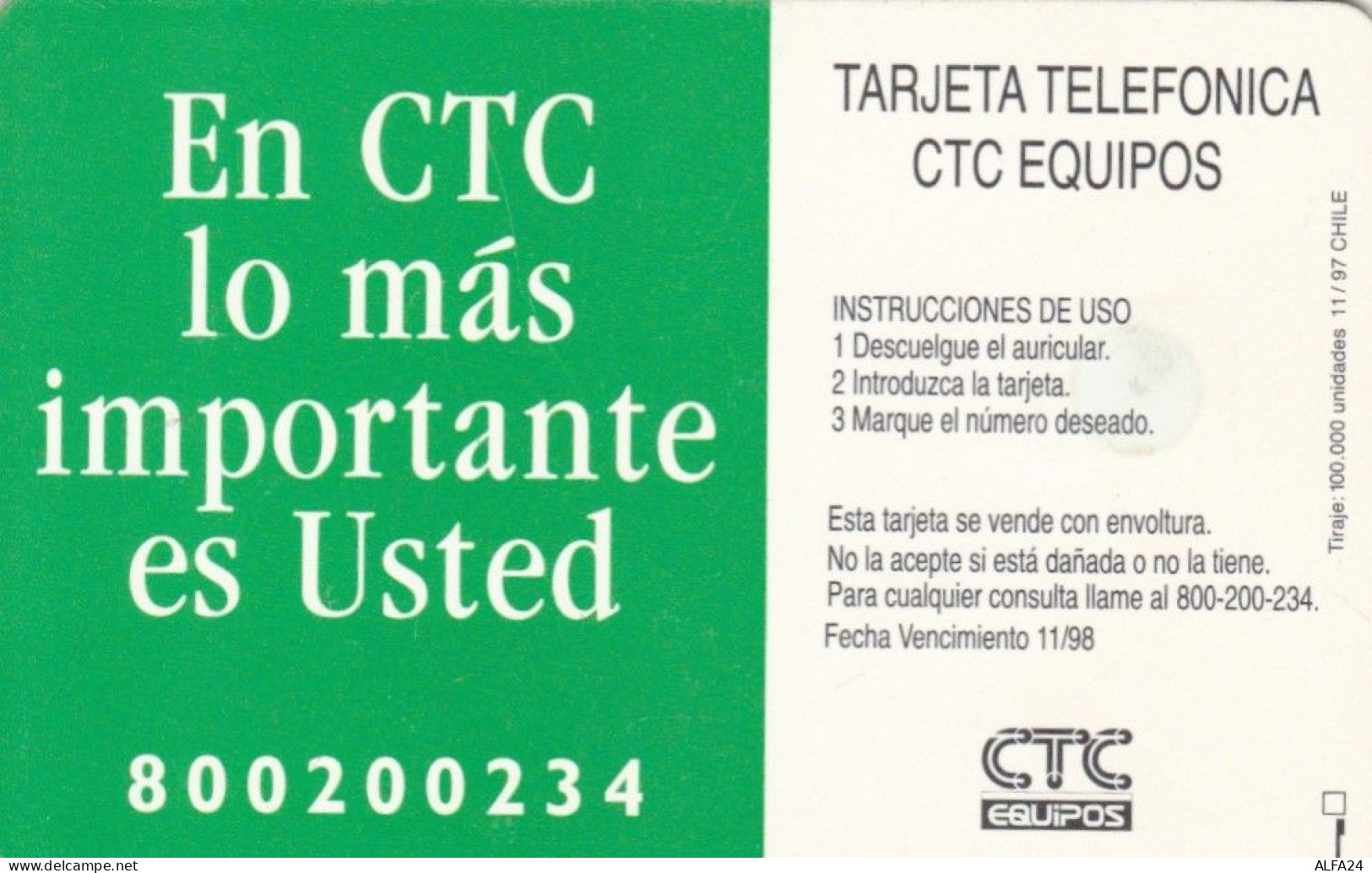 PHONE CARD CILE (E73.15.4 - Chile