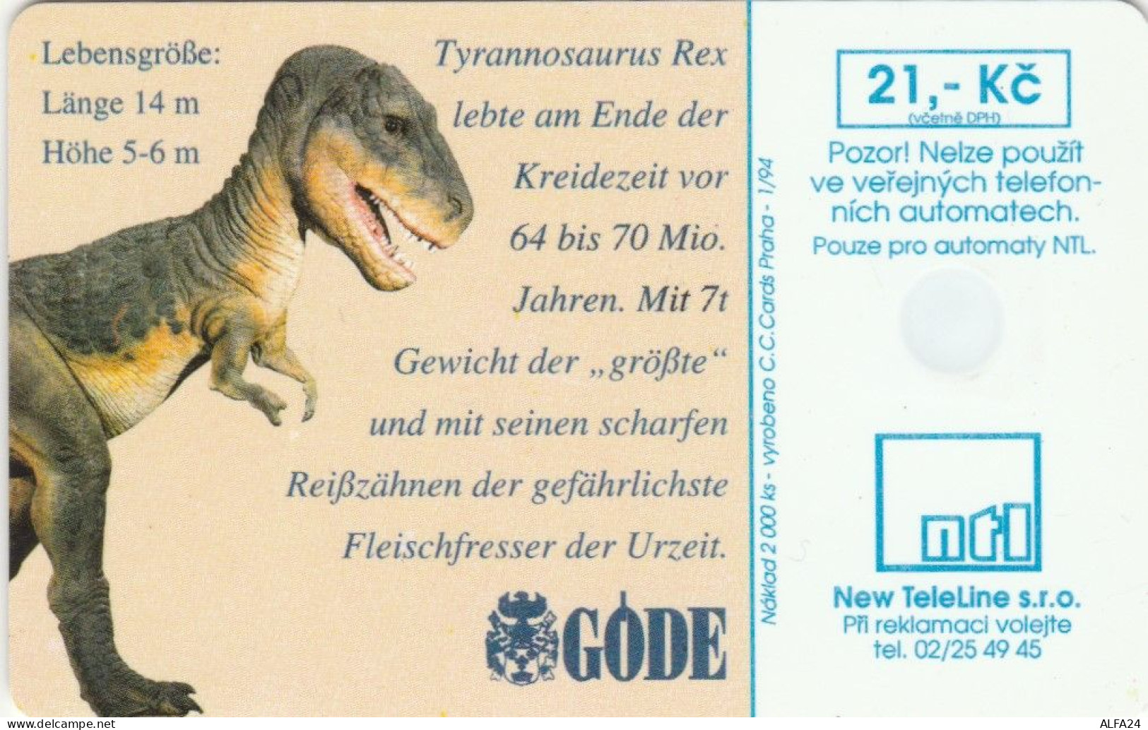 PHONE CARD REPUBBLICA CECA (E73.11.2 - Tchéquie