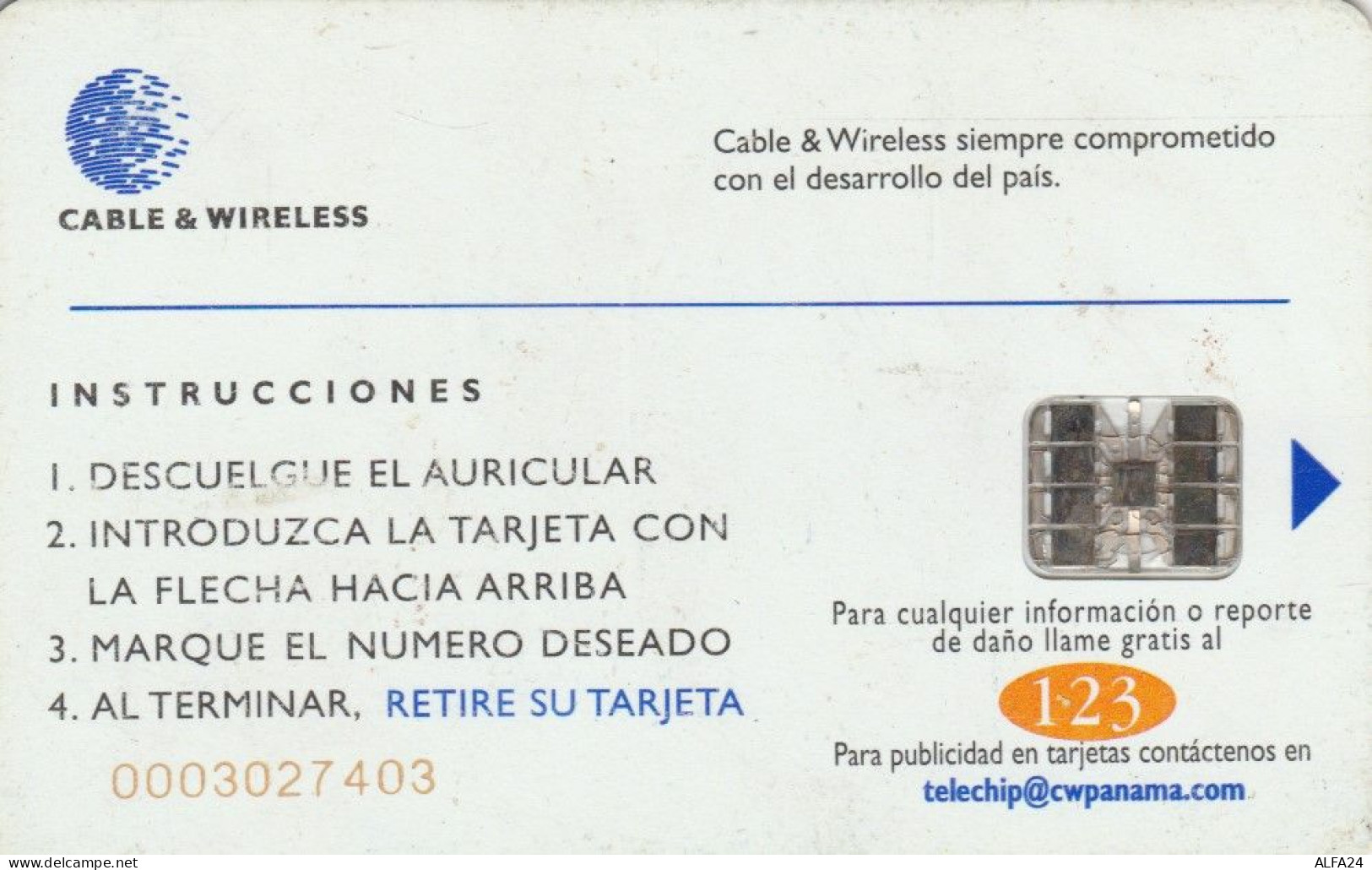 PHONE CARD PANAMA (E73.5.3 - Panama