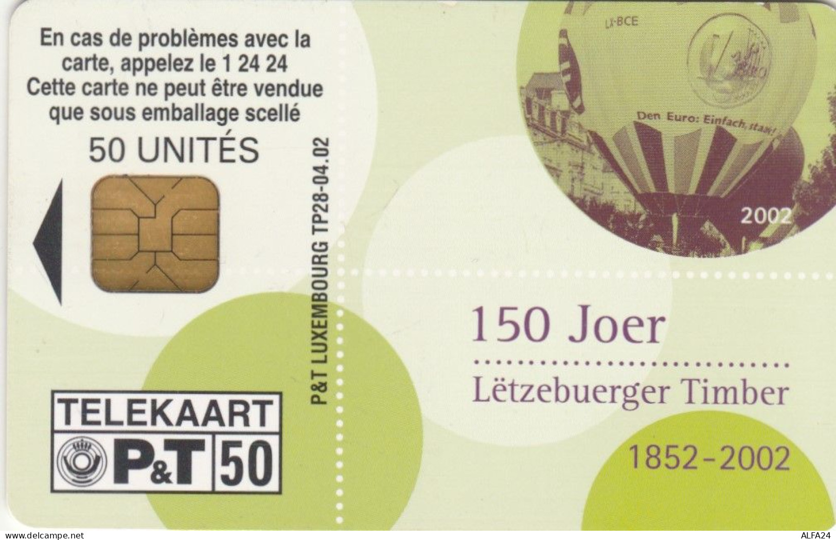 PHONE CARD LUSSEMBURGO (E73.1.6 - Luxemburgo