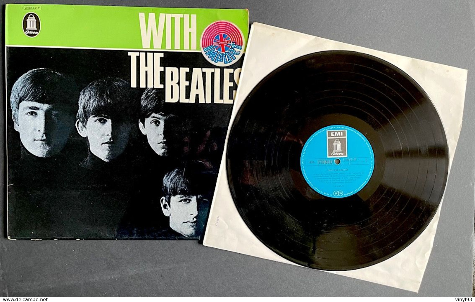 1969 - LP 33T Des Beatles - Reissue - "With The Beatles" - Album Import Vg+ - Printed In Germany - Odéon 1 C 062-04181 - Other - English Music