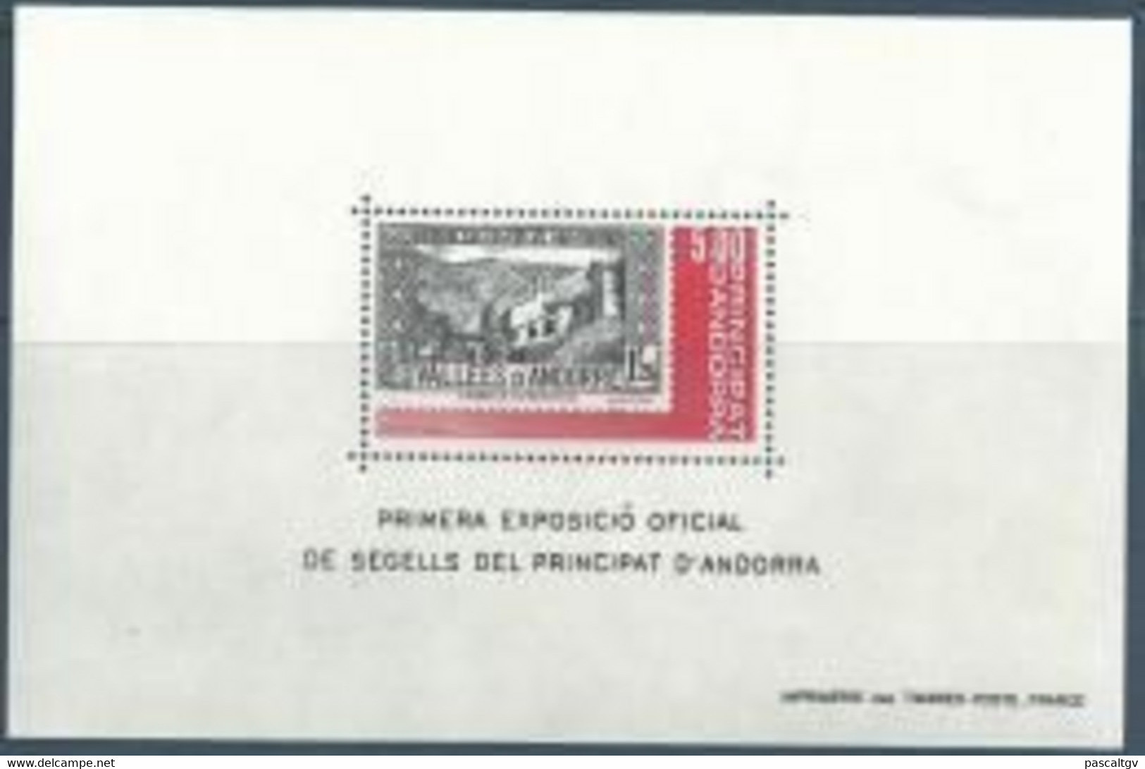 ANDORRE - 1982 - BF N° 1 ** - Blocs-feuillets