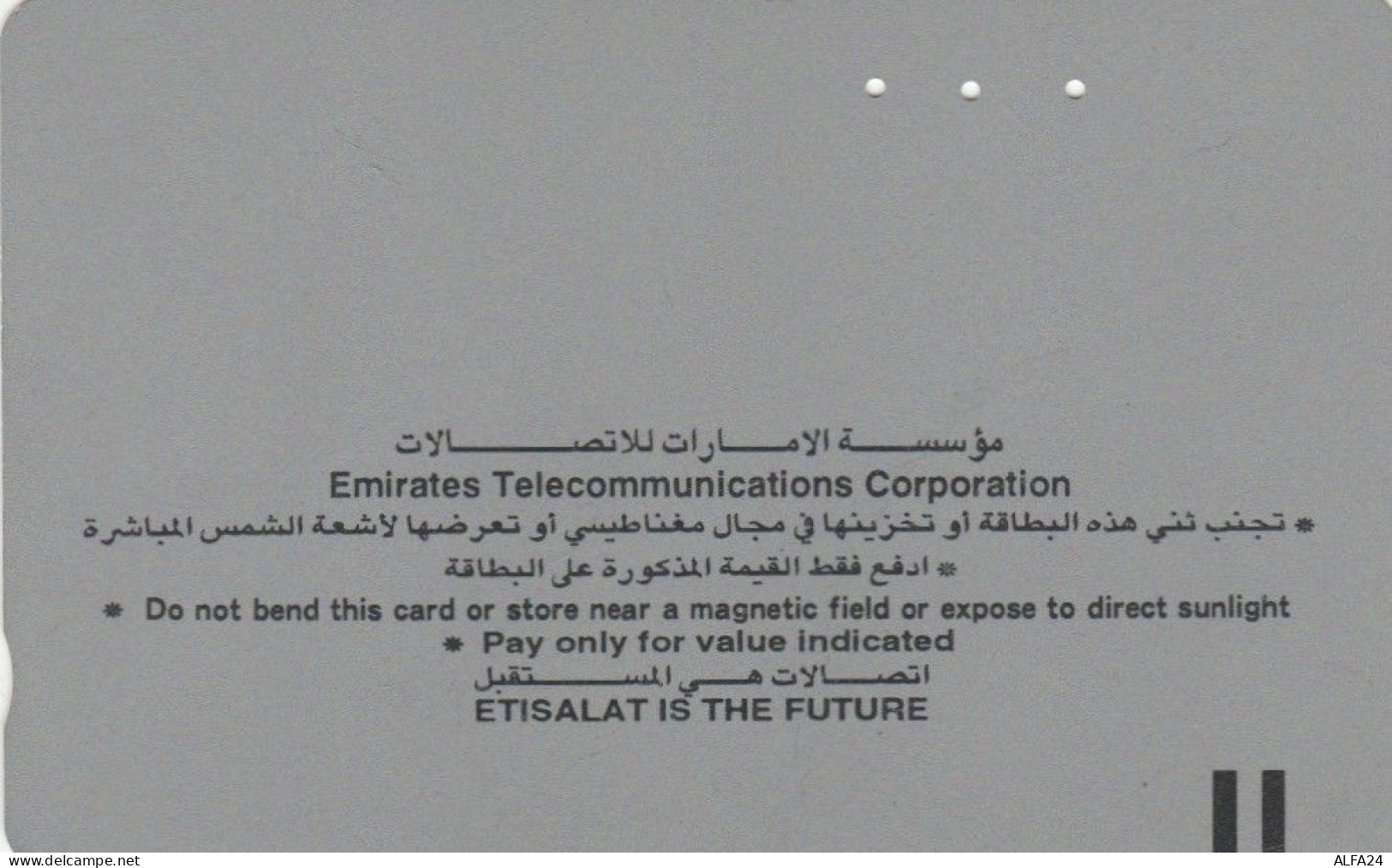 PHONE CARD EMIRATI ARABI (E74.30.2 - Emirats Arabes Unis