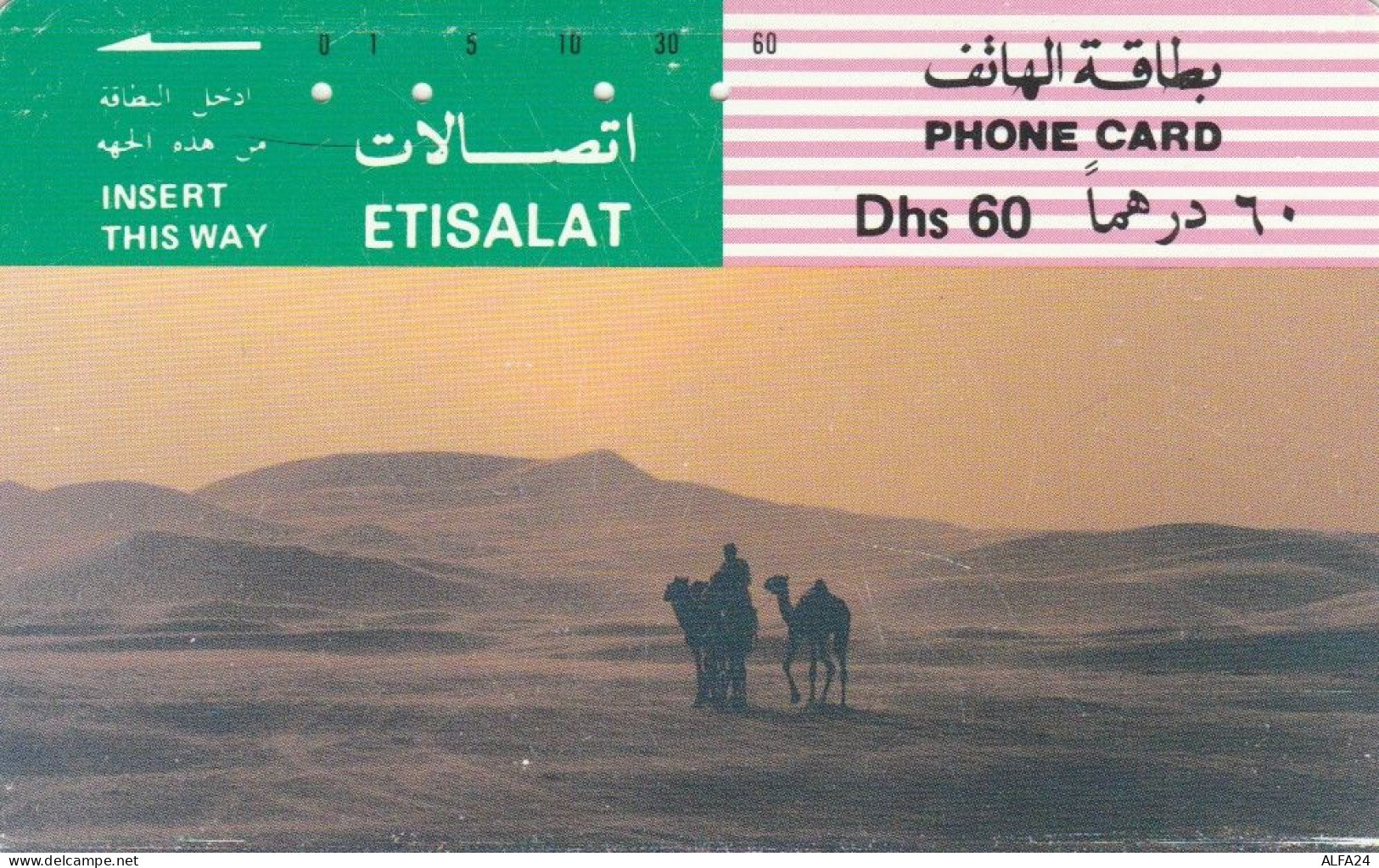 PHONE CARD EMIRATI ARABI (E74.29.3 - Ver. Arab. Emirate