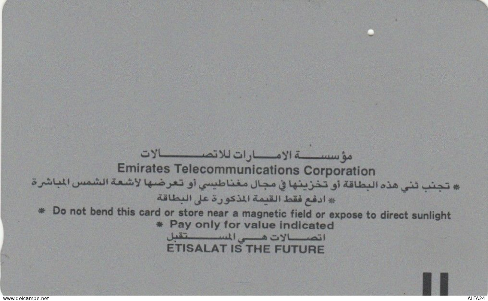 PHONE CARD EMIRATI ARABI (E74.29.4 - Emirats Arabes Unis