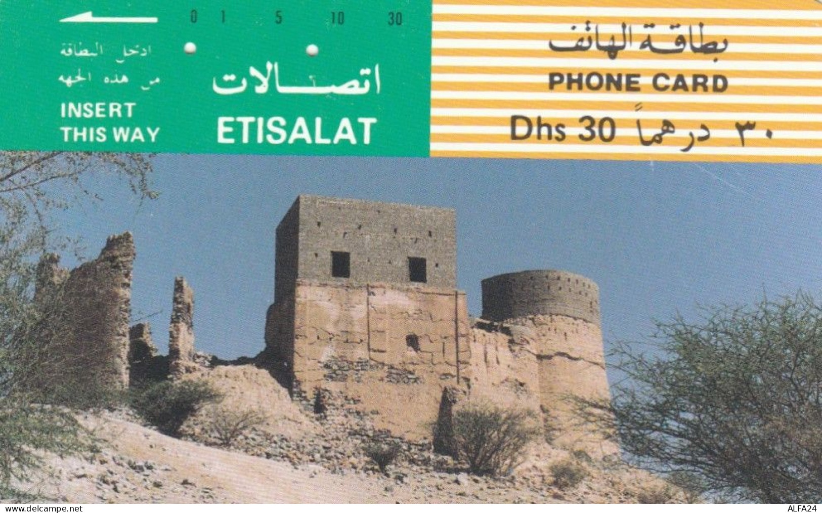 PHONE CARD EMIRATI ARABI (E74.28.6 - Ver. Arab. Emirate