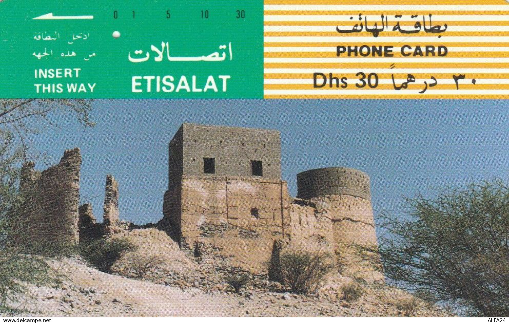 PHONE CARD EMIRATI ARABI (E74.28.7 - Ver. Arab. Emirate