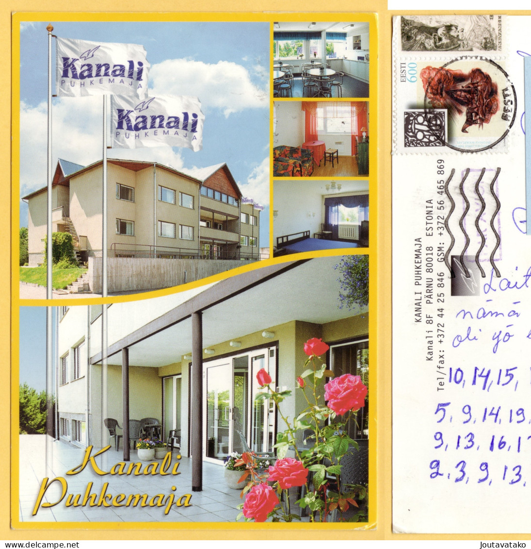 Estonia - Pärnu - Kanali Puhkemaja, Holiday Home -Anniversary Of Estonian Bookplates 2000 Stamp Mi 387 - Estonie