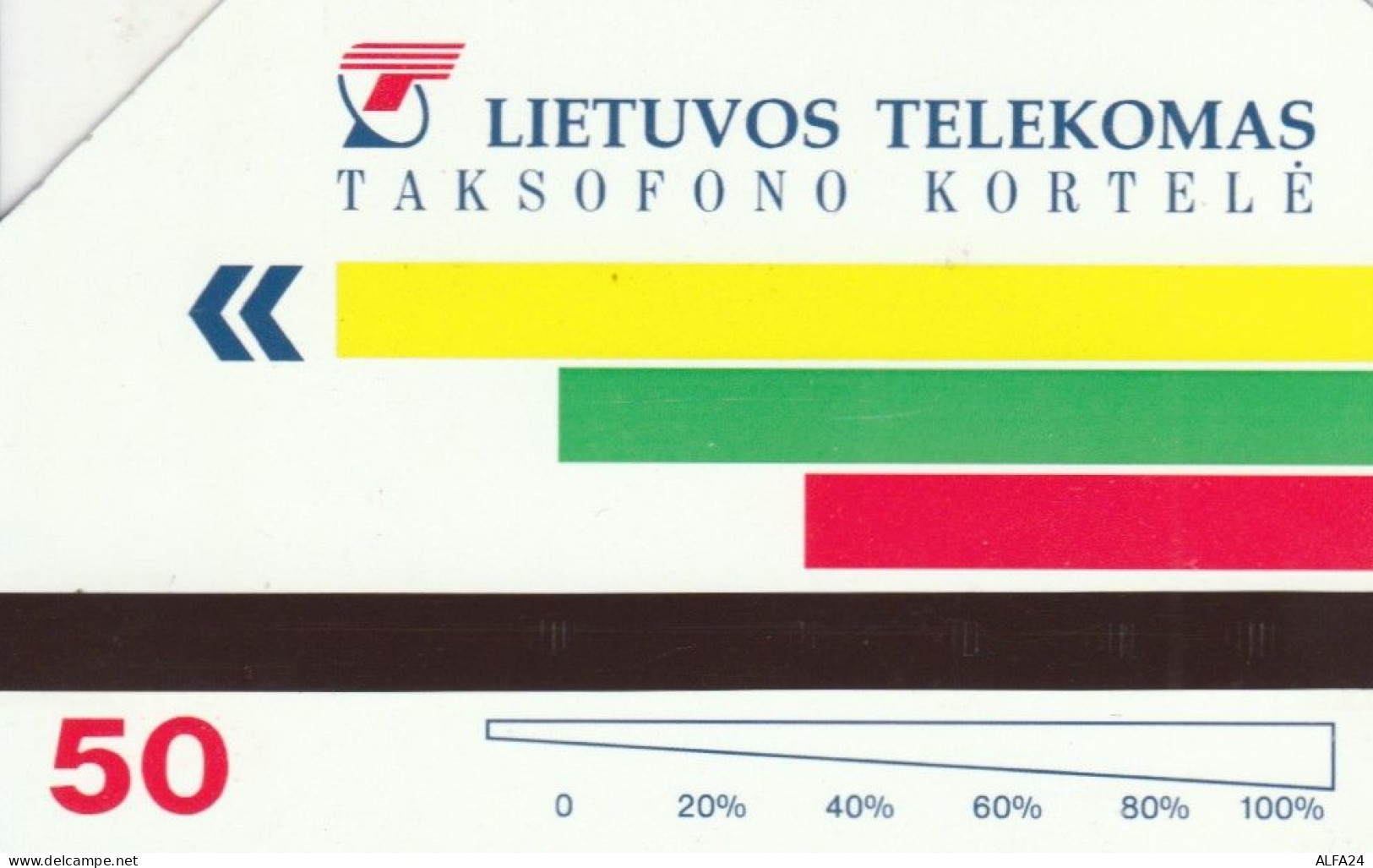 PHONE CARD LITUANIA URMET (E75.22.1 - Lituanie
