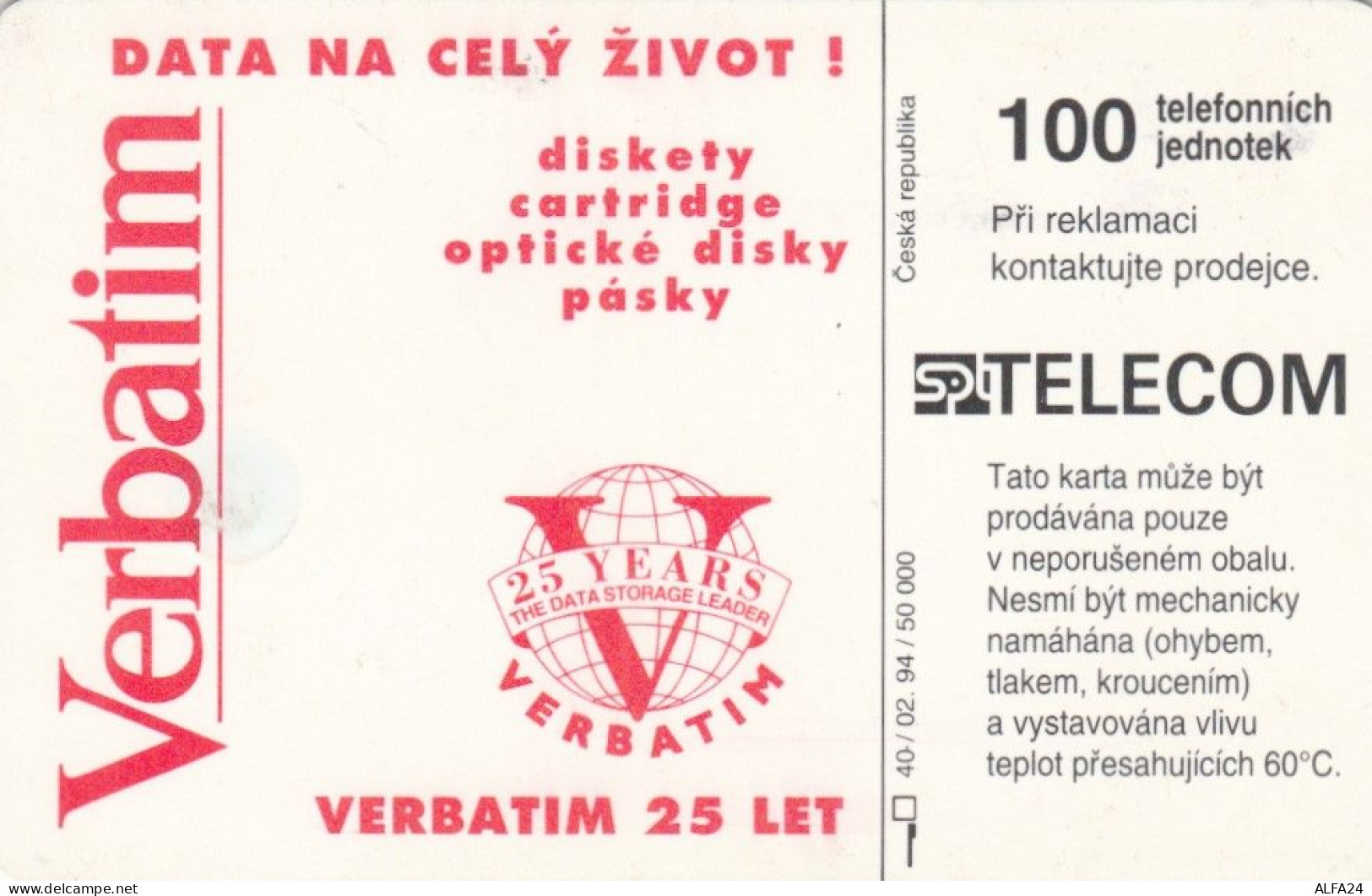 PHONE CARD REPUBBLICA CECA (E75.20.6 - Czech Republic