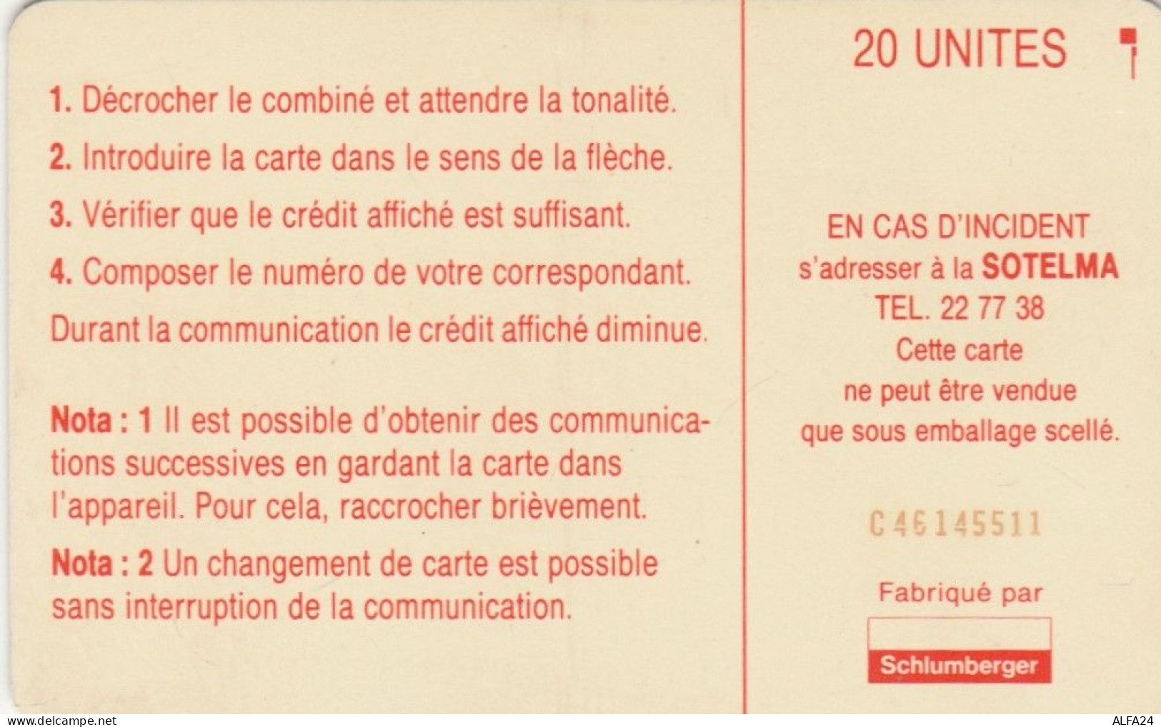 PHONE CARD MALI (E75.15.4 - Mali