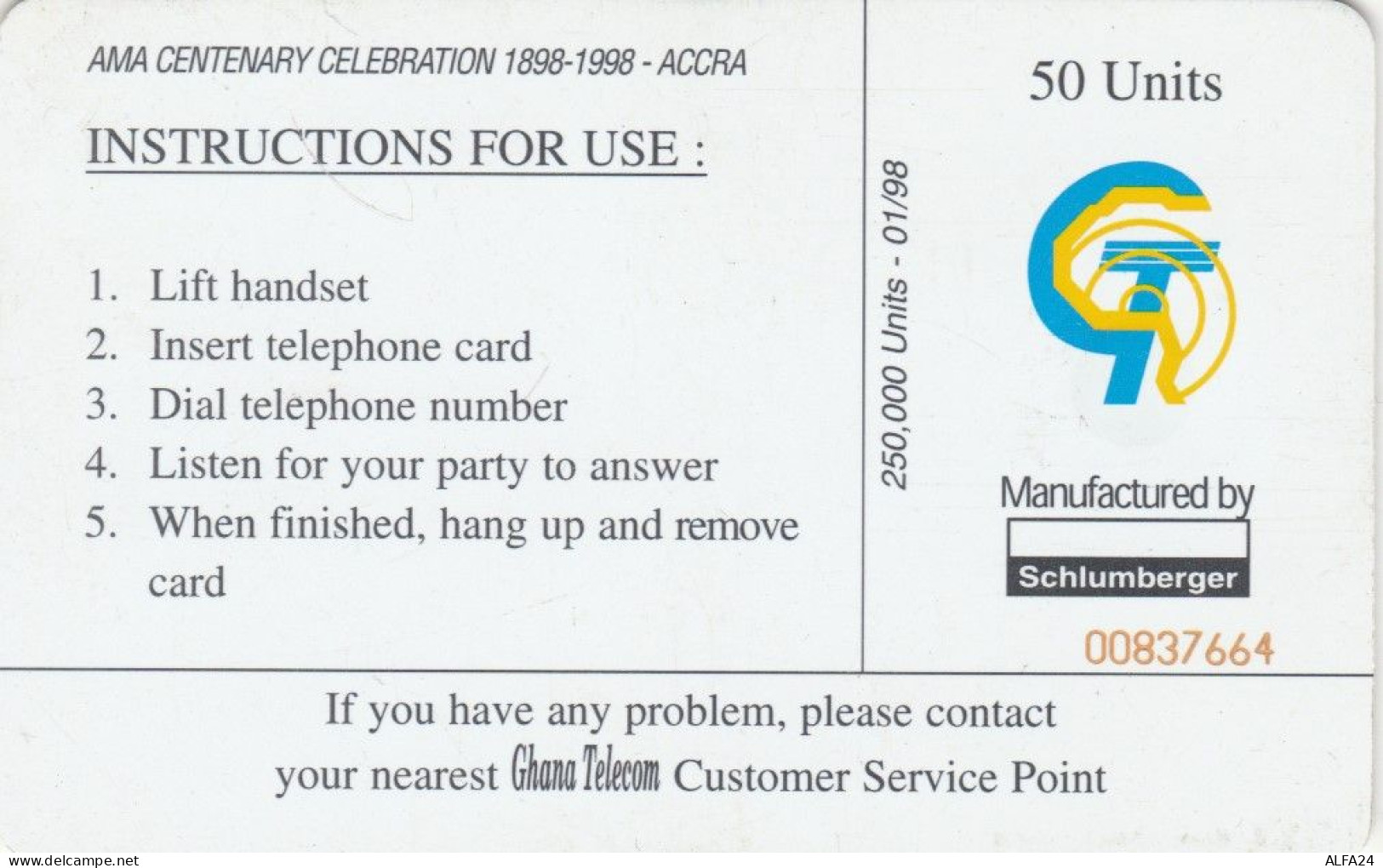 PHONE CARD GHANA (E75.15.2 - Ghana