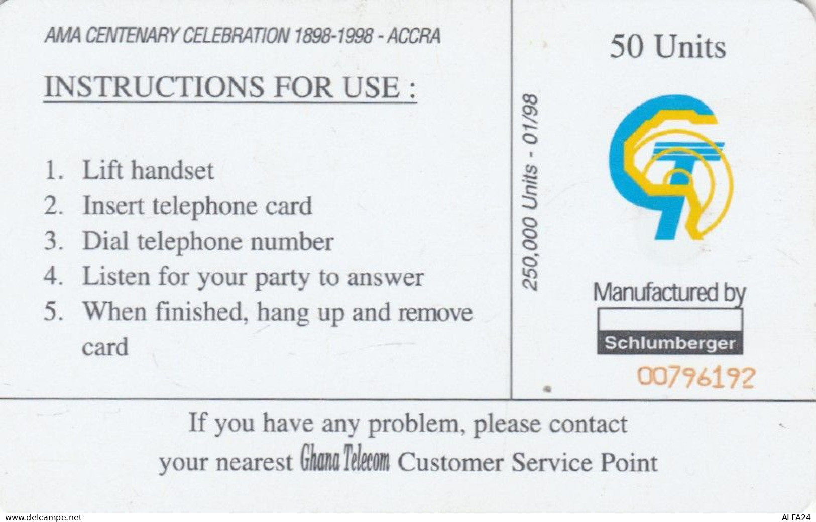 PHONE CARD GHANA (E75.14.4 - Ghana