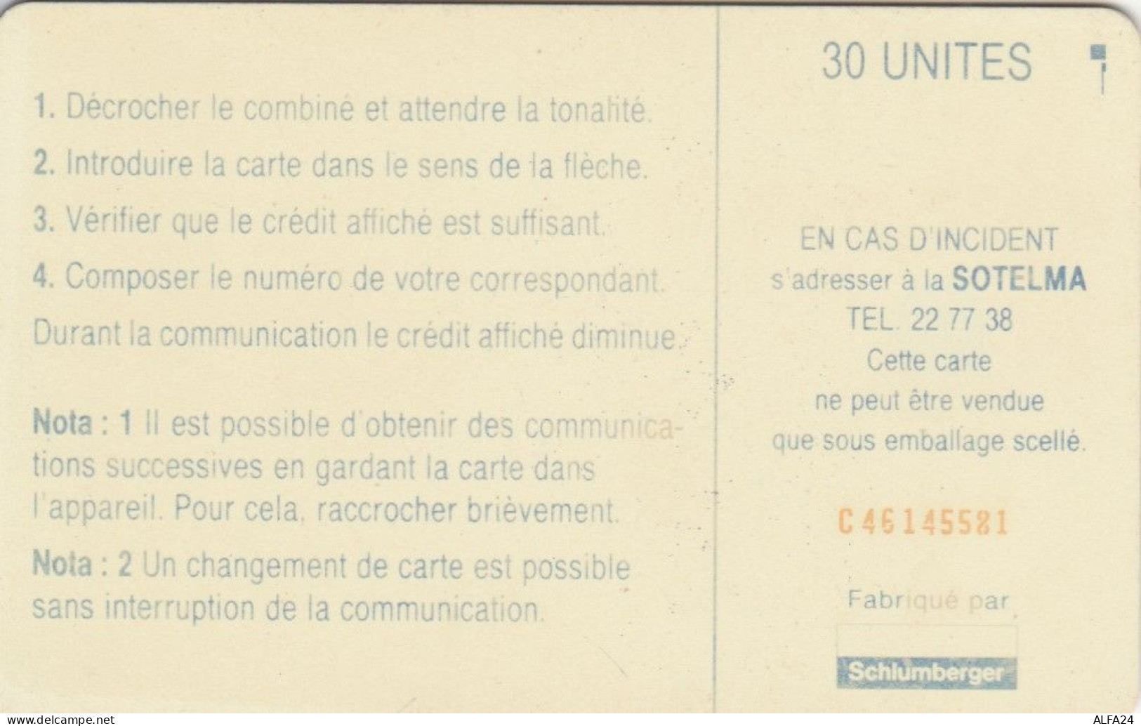 PHONE CARD MALI (E75.14.5 - Malí