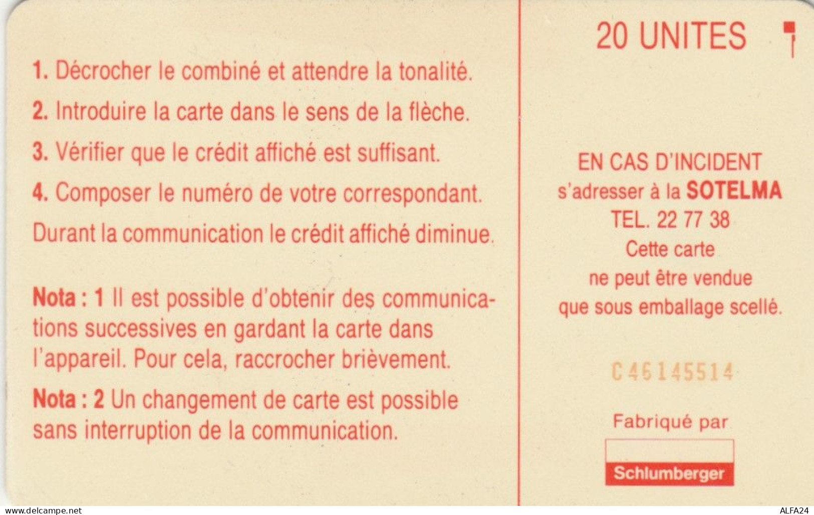 PHONE CARD MALI (E75.13.6 - Mali