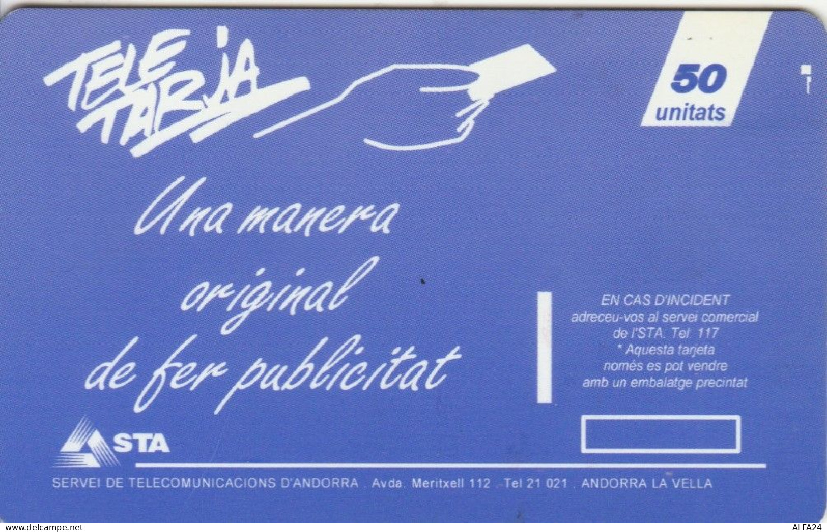 PHONE CARD ANDORRA (E75.9.5 - Andorra