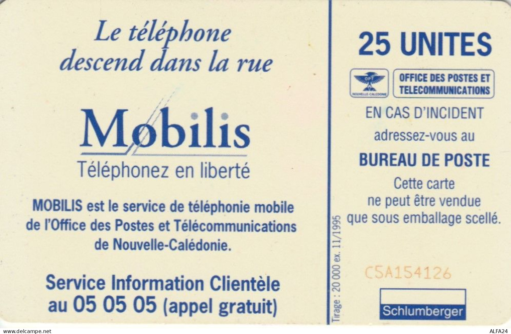 PHONE CARD NUOVA CALEDONIA (E75.7.3 - Nieuw-Caledonië