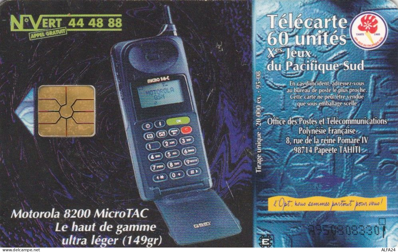 PHONE CARD POLINESIA FRANCESE (E75.6.7 - Polynésie Française