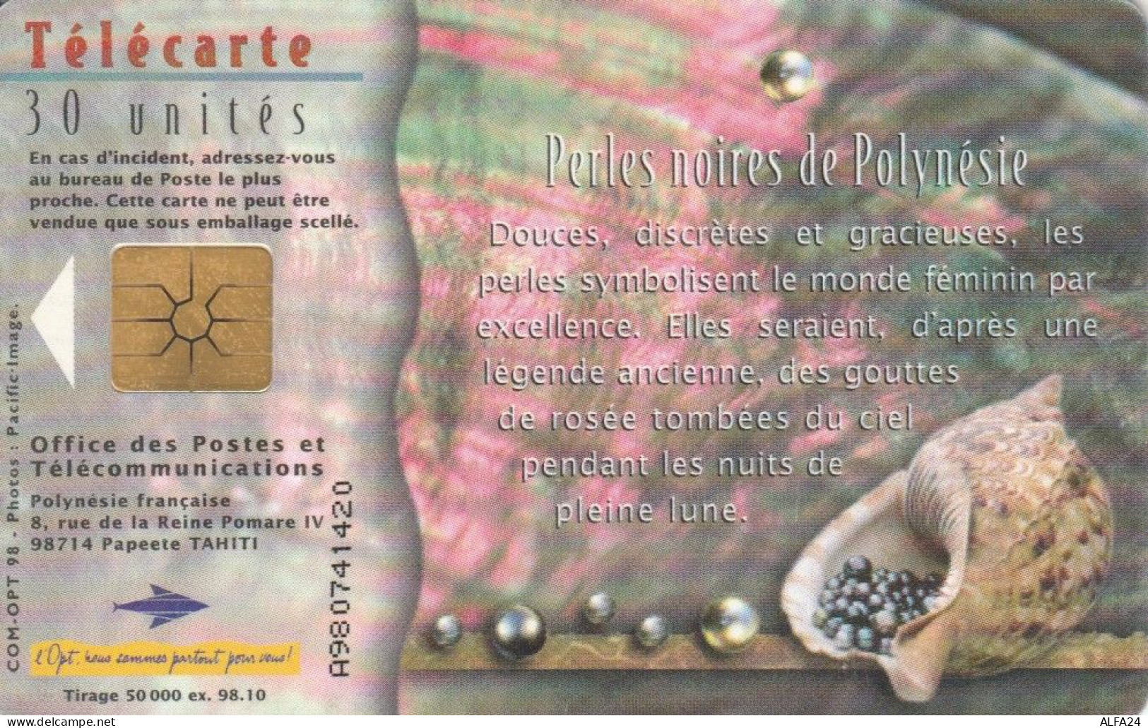 PHONE CARD POLINESIA FRANCESE (E75.6.3 - French Polynesia