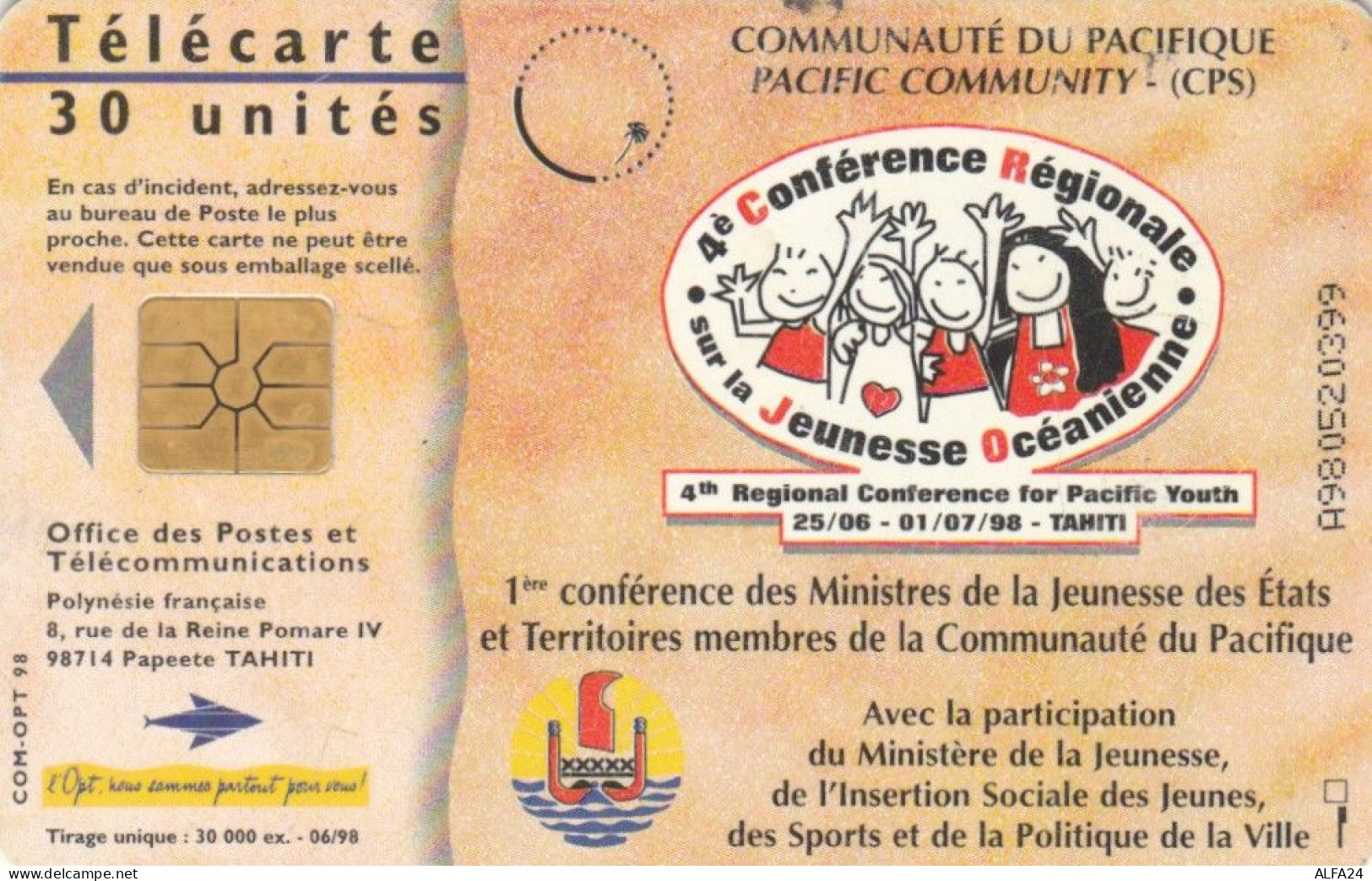 PHONE CARD POLINESIA FRANCESE (E75.4.6 - Polynésie Française