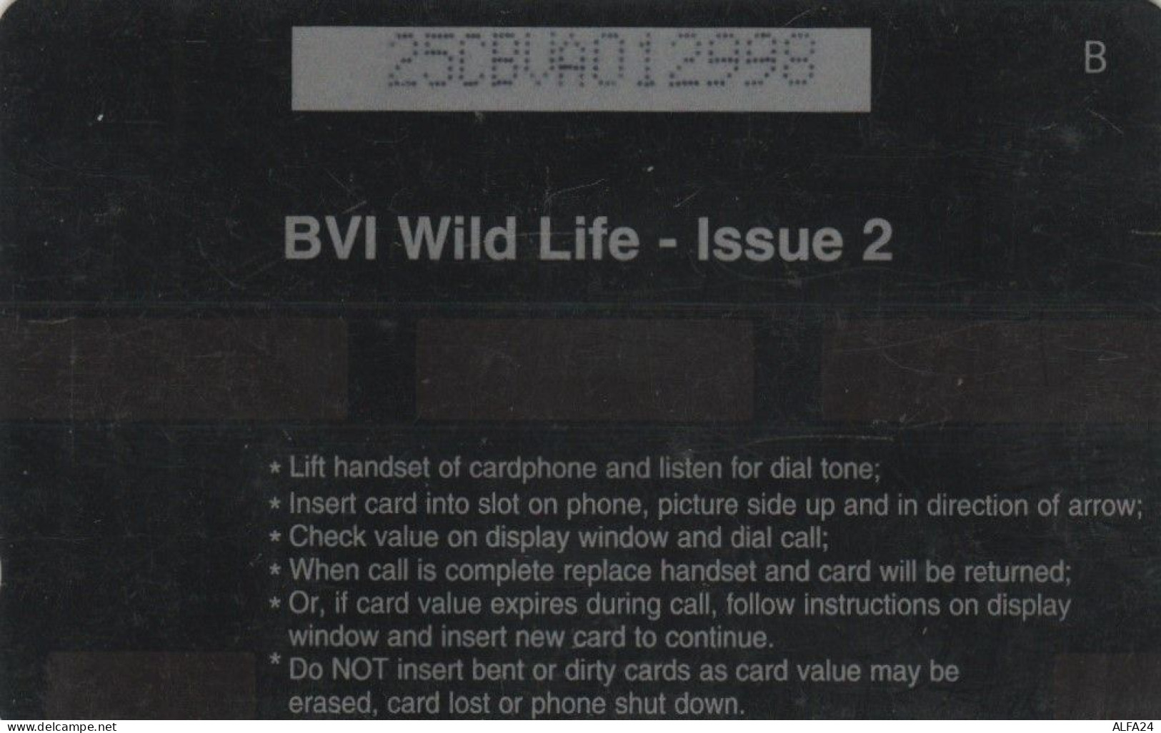 PHONE CARD BRITISH VIRGIN ISLANDS (E75.4.4 - Virgin Islands