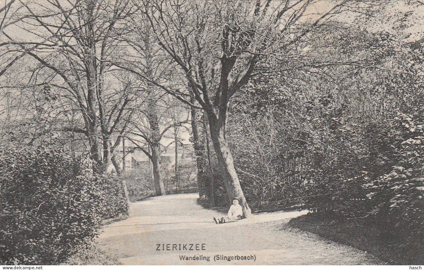 488841Zierikzee, Wandeling (Slingerbosch) (Poststempel 1908)  - Zierikzee