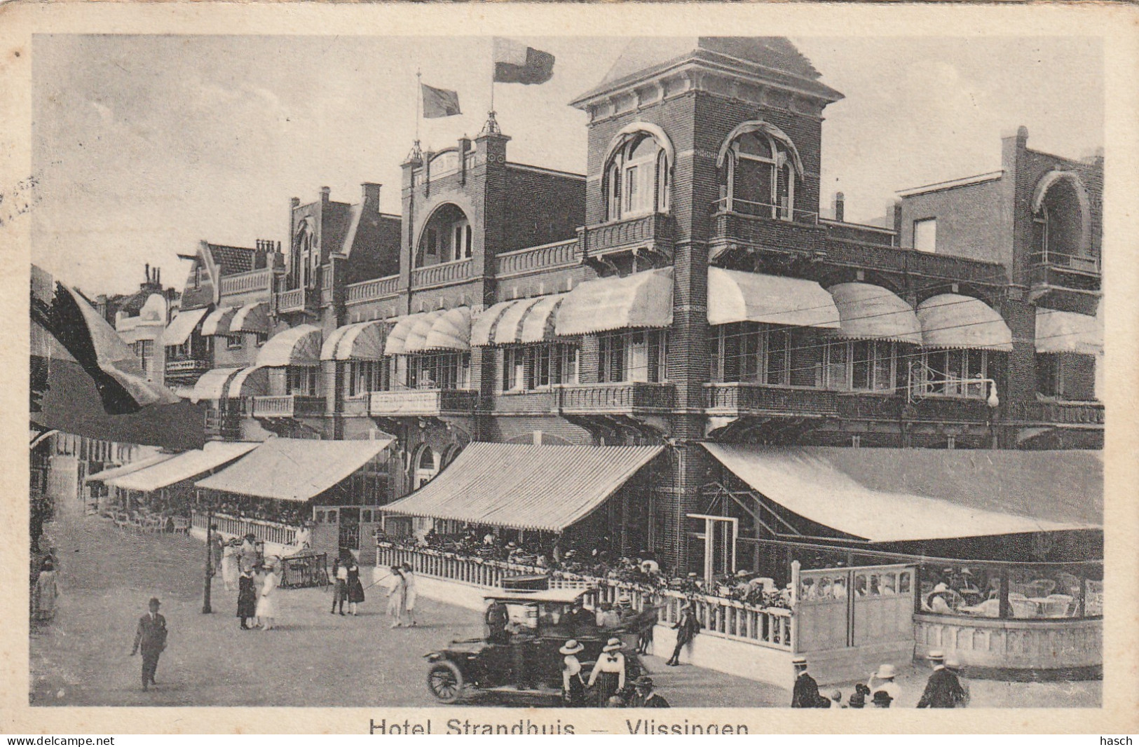 488852Vlissingen, Hotel Strandhuis. 1926.  - Vlissingen