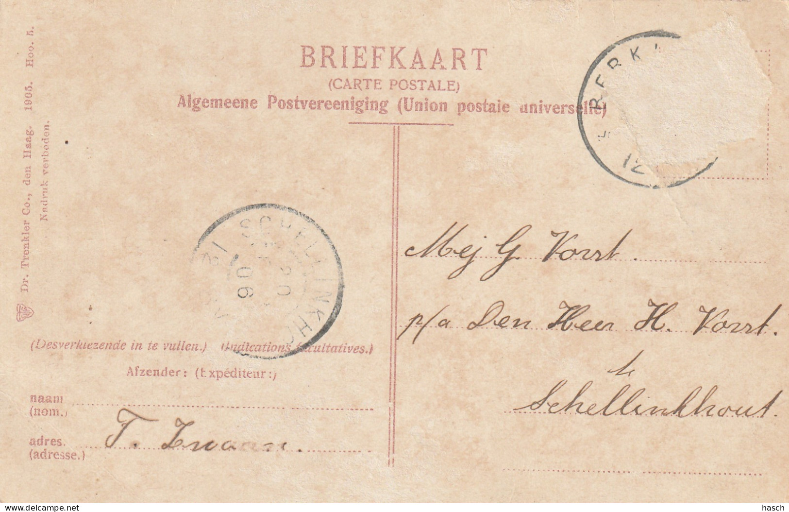 4888179Hoorn, Panorama. 1903. (Linksboven Vouwen, Zie Randen)  - Hoorn