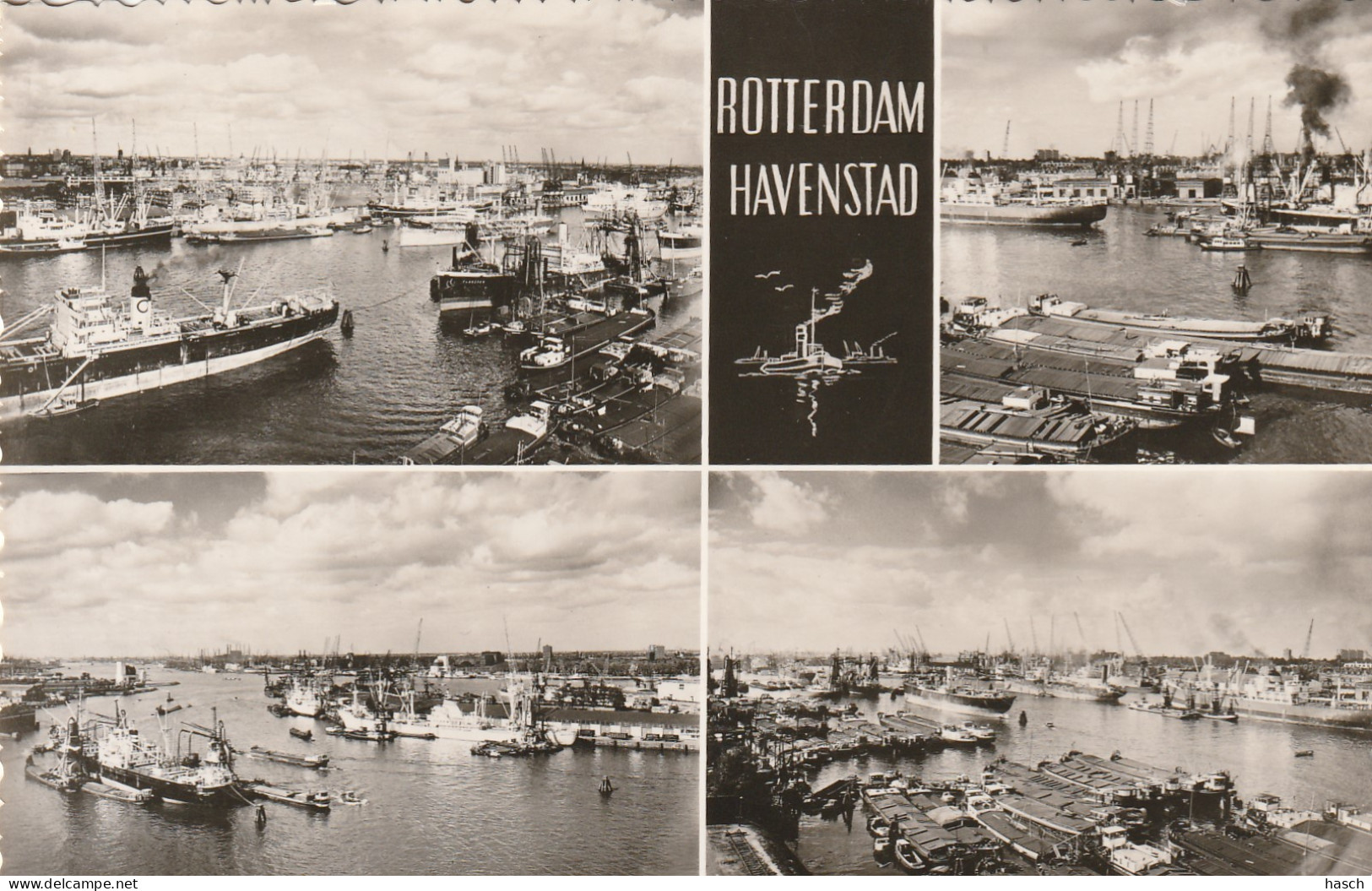 4905 91 Rotterdam, Havenstad. (Fotokaart Multivues.)  - Rotterdam