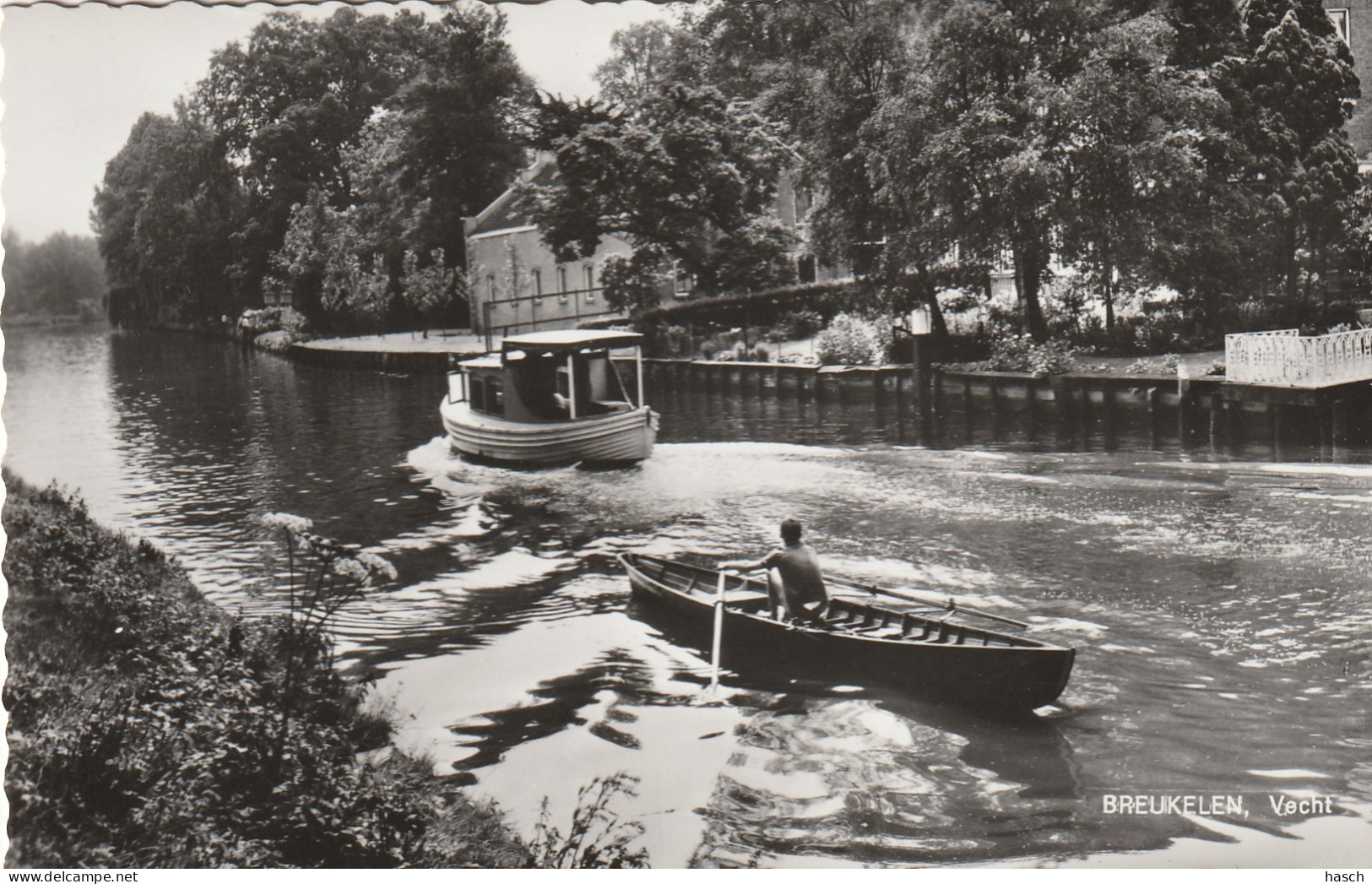 4905 255 Breukelen, Vecht. (Fotokaart.)   - Breukelen