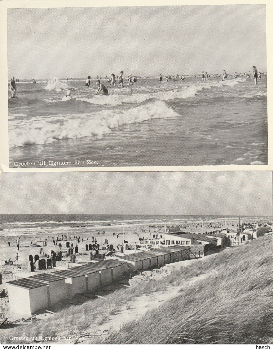 4905 289 Egmond Aan Zee. 2 Kaarten.  - Egmond Aan Zee