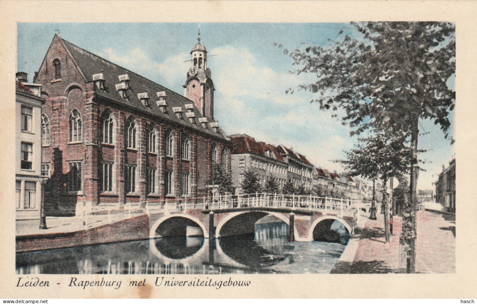 4905 315 Leiden, Rapenburg Met Universiteitsgebouw.   - Leiden